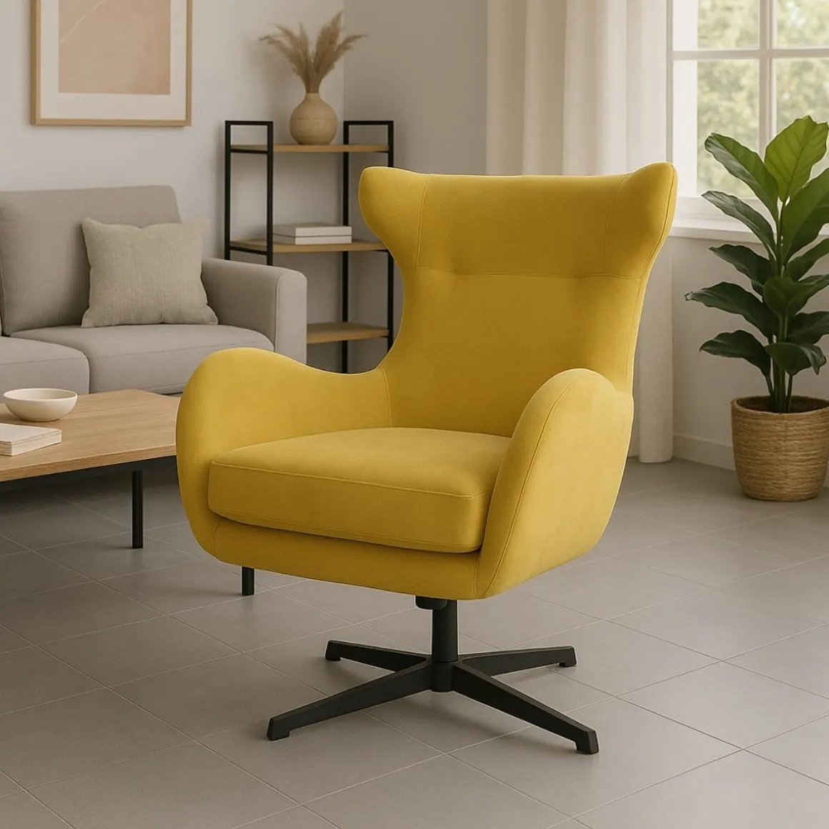 Butaca Munich giratoria y reclinable 100x77x85 cm