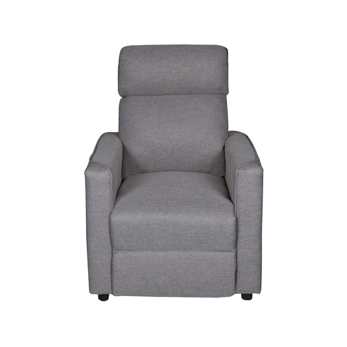 Butaca relax Medea diseño reclinable gris 100x72x85 cm