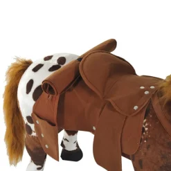 Caballo de juguete Homcom infantil +3 años 60x85x28 cm