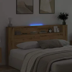 Cabecero Alex 1 estante + LED 103,5x200x15 cm