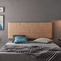 Cabecero Brick Matris tapizado diseño ladrillos tela antimanchas