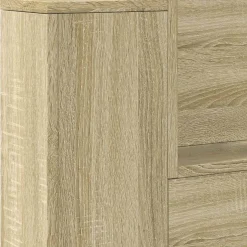Cabecero Margot 1 estante + LED roble 103,5x180x16,5 cm