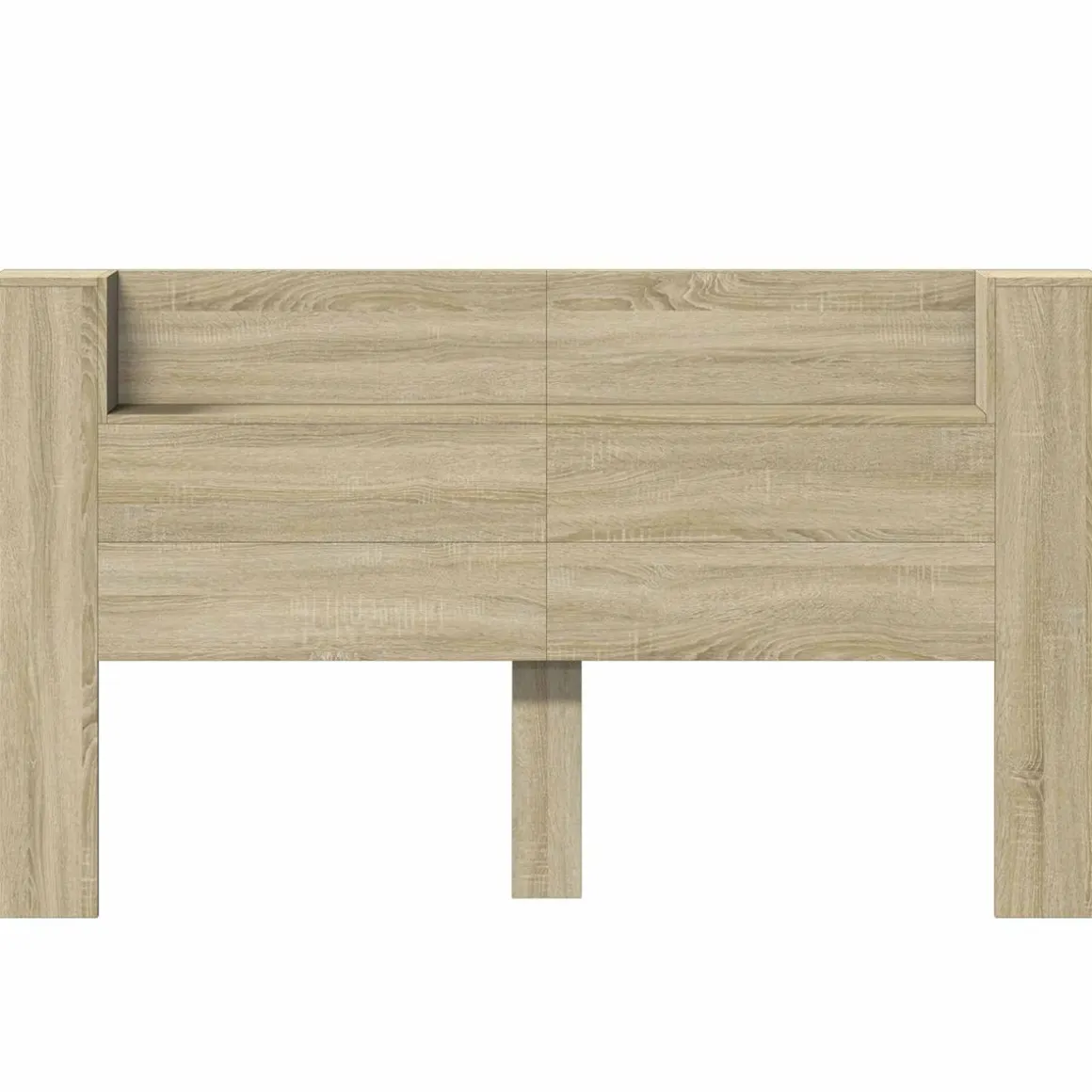 Cabecero Margot 1 estante + LED roble 103,5x180x16,5 cm