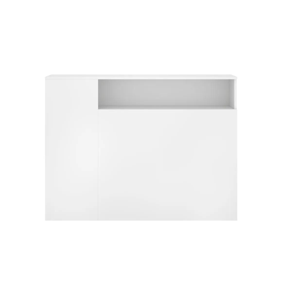 Cabecero Ten 4 compartimentos blanco 95x127,2x23,4 cm