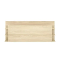 Cabecero Tori 3 estantes natural 73x181,2x19,2 cm