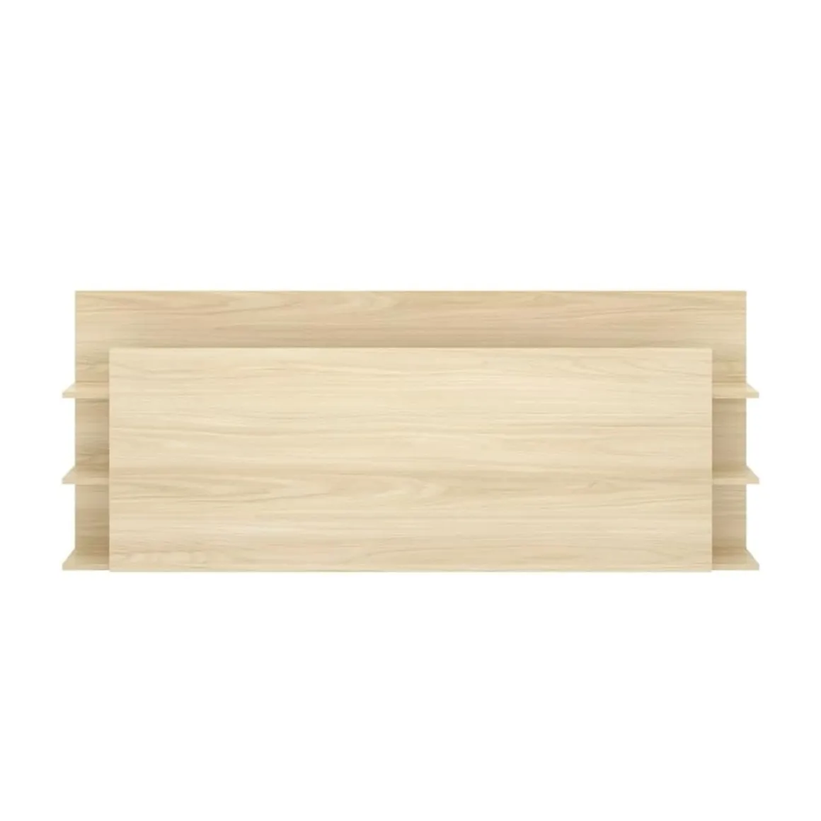 Cabecero Tori 3 estantes natural 73x181,2x19,2 cm