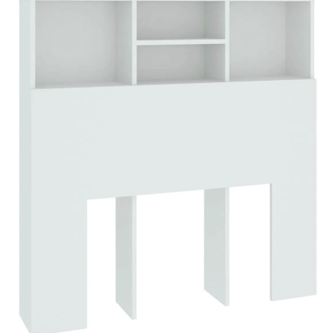 Cabecero Zakia madera blanco 103,5x100x19 cm