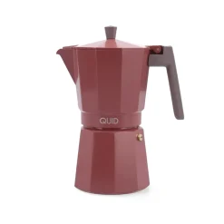 Cafetera Creta Quid aluminio fundido granate