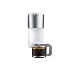 Cafetera de goteo Braun KF1500WH 10 tazas blanco/inox