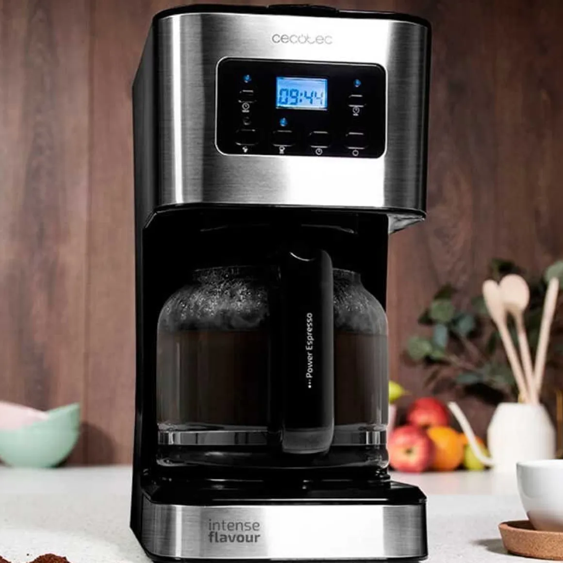 Cafetera de goteo Coffee 66 Smart Cecotec 950W 1,5L programable inox 32x17x23 cm