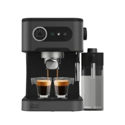 Cafetera espresso Cecotec Power Espresso 20 Pro Latte vaporizador orientable 1,5L negro