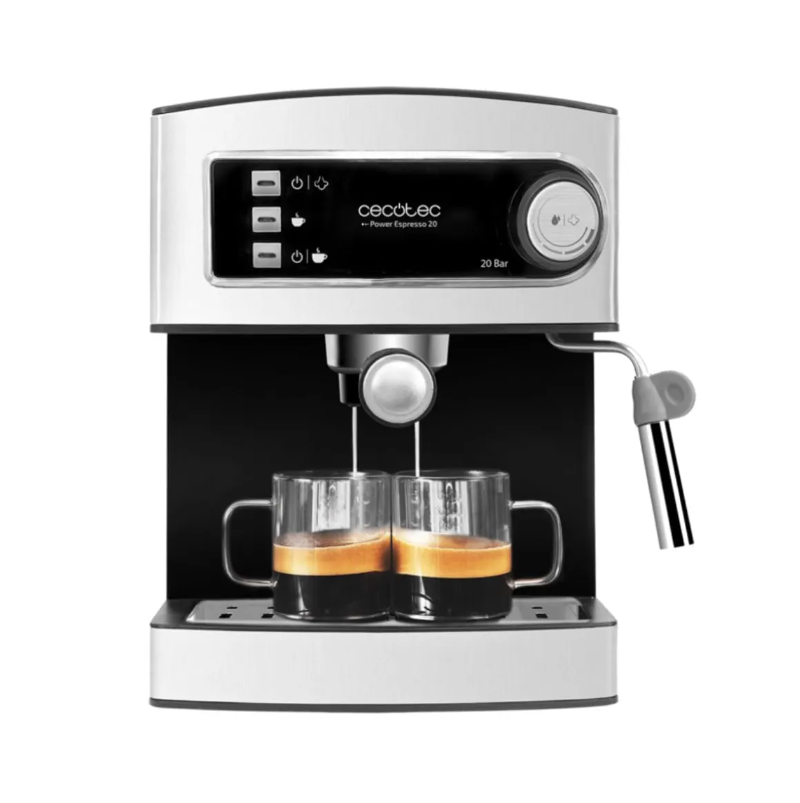 Cafetera espresso Cecotec Power Espresso 20 850W 1,5L acero inoxidable