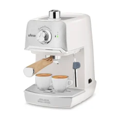 Cafetera espresso Ufesa CE7238 850W 1,2L 1-2 tazas beige