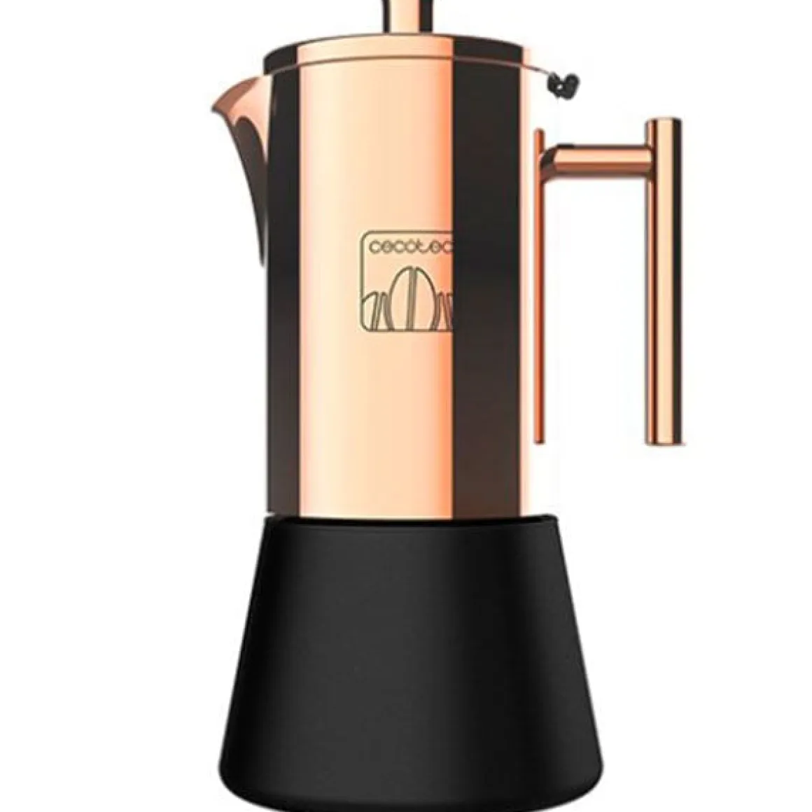 Cafetera moka de acero inoxidable Cumbia Moking 400
