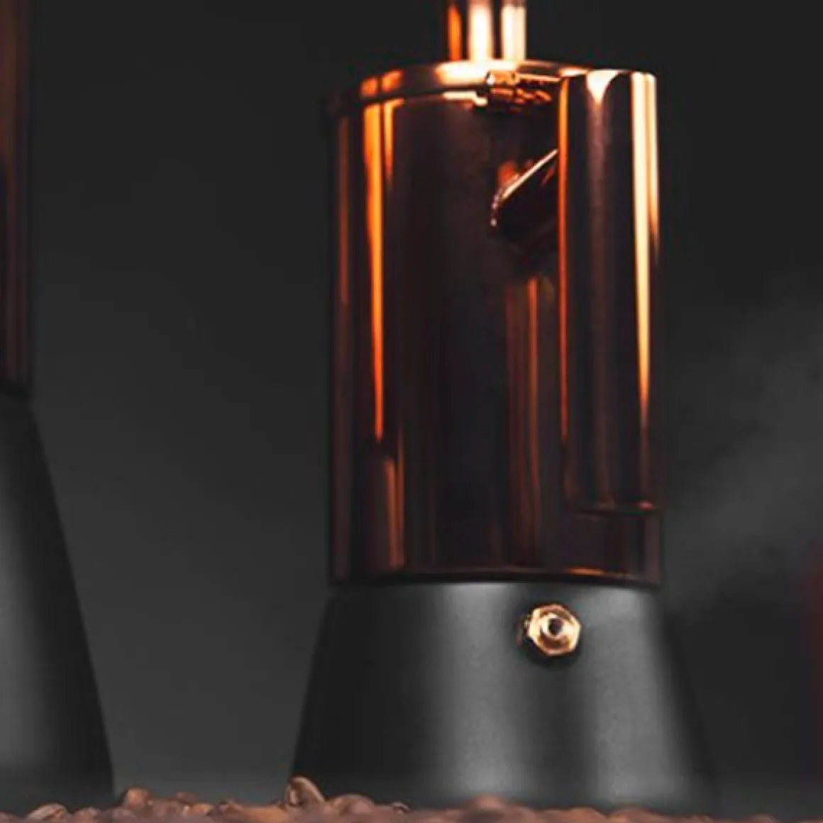 Cafetera moka de acero inoxidable Cumbia Moking 400