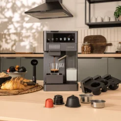 Cafetera multicápsula Cecotec FreeStyle Latte T 1350W 1,6L 4 en 1 gris