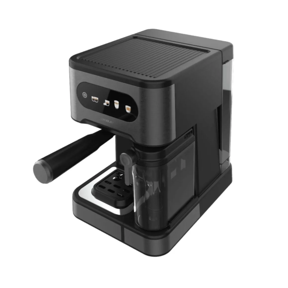 Cafetera semiautomática Cecotec Power Espresso 20 Coldbrew latte 1350W 1,5L pantalla táctil negro