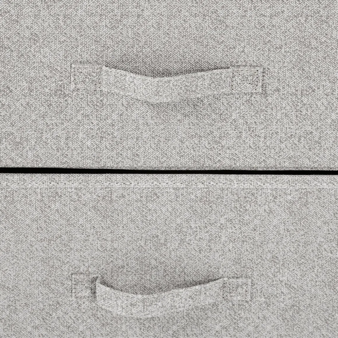 Cajonera Hatay Homcom 4 cajones tela gris 92x45x30 cm