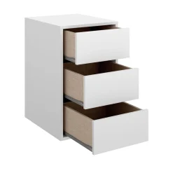 Cajonera interior 3 cajones blanco 60,5x37x40 cm
