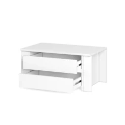 Cajonera interior 2 cajones blanco mate 34,5x72,8x45 cm