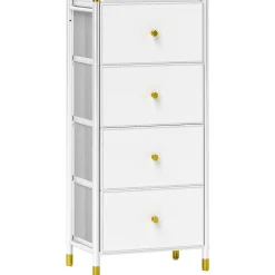 Cajonera Tibio Homcom 4 cajones plegables 98x46x30 cm