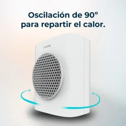 Calefactor cerámico Cecotec ReadyWarm 1570 Max Ceramic Rotate Smart 1500W oscilante