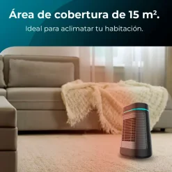 Calefactor cerámico Cecotec ReadyWarm 1550 Max Ceramic Rotate 1500W oscilante