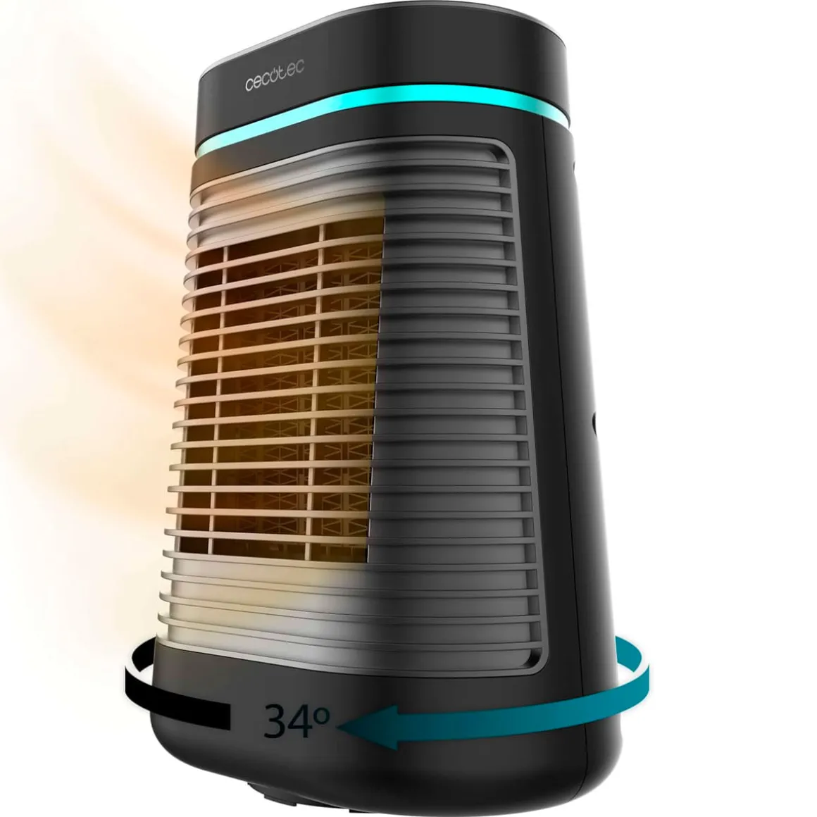 Calefactor cerámico Cecotec ReadyWarm 1550 Max Ceramic Rotate Smart 1500W oscilante