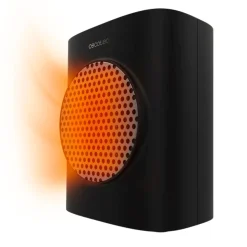 Calefactor cerámico Cecotec ReadyWarm 1570 Max Ceramic Smart Black 1500W con temporizador negro