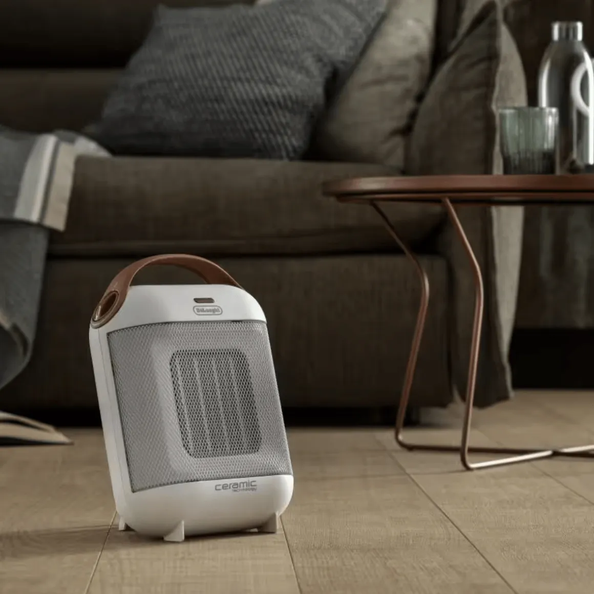 Calefactor cerámico De’Longhi HFX30C18.IW 1800W autorregulable blanco