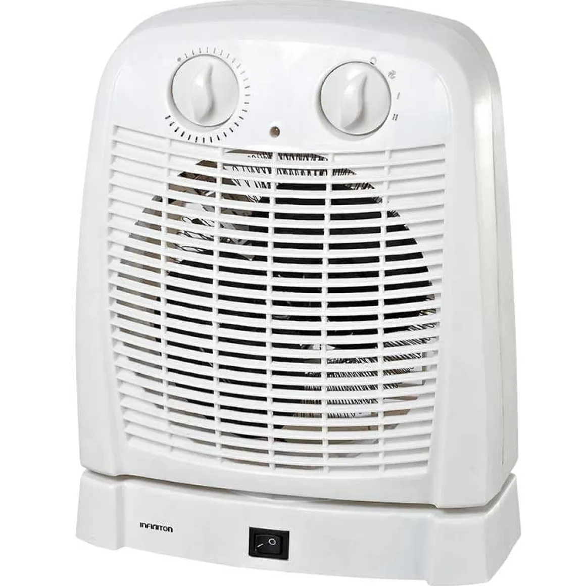 Calefactor oscilador HBR-R350 Infiniton 2000W 2 niveles de potencia blanco