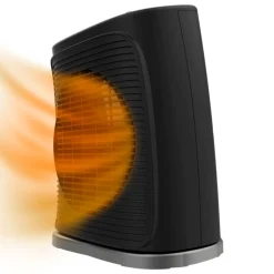 Calefactor ventilador Cecotec ReadyWarm 2050 Max Force Black 2000W diseño vertical negro