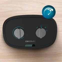 Calefactor ventilador Cecotec ReadyWarm 2050 Max Force Black 2000W diseño vertical negro