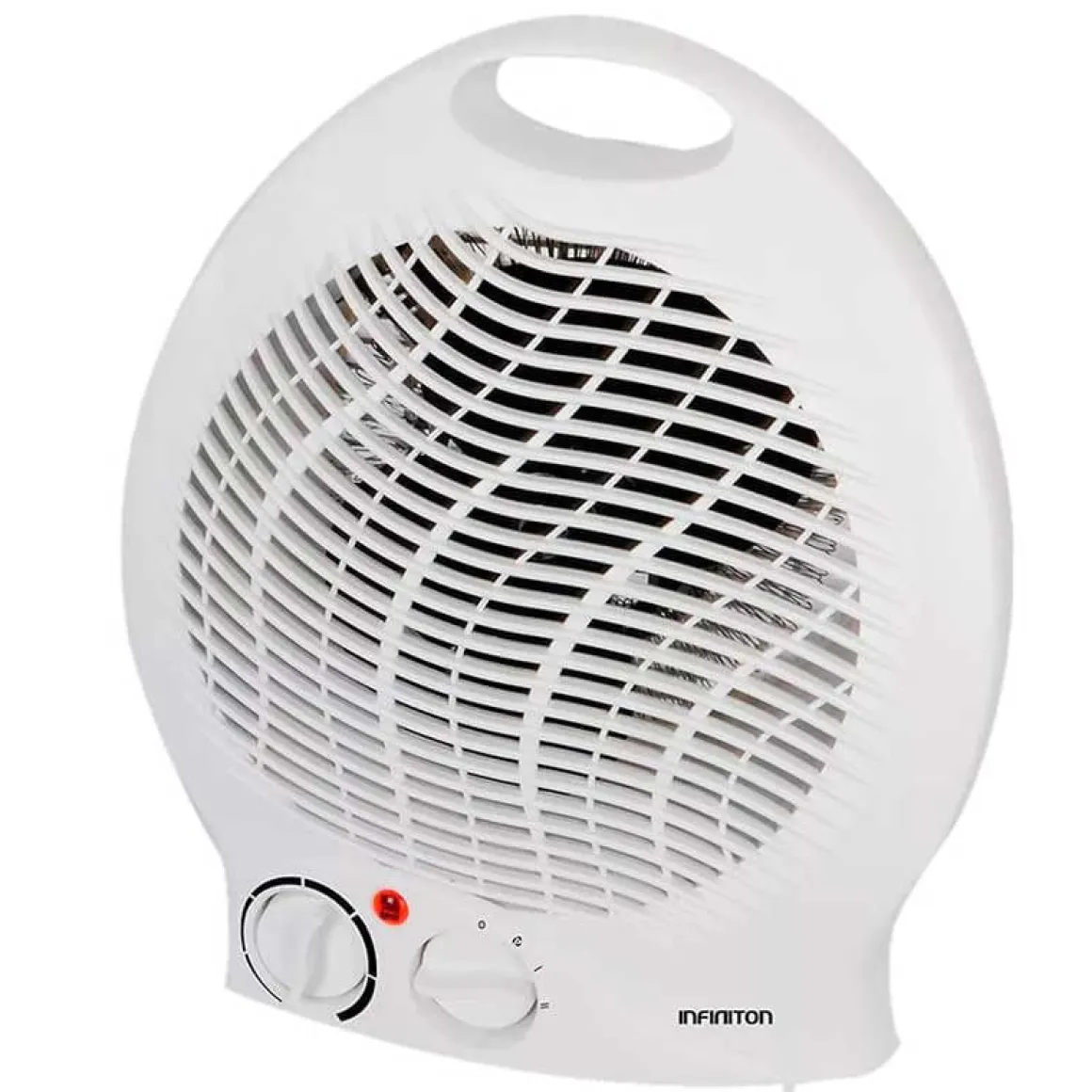 Calefactor ventilador Infiniton HBS-200C 2000W termostato mecánico 3 niveles blanco