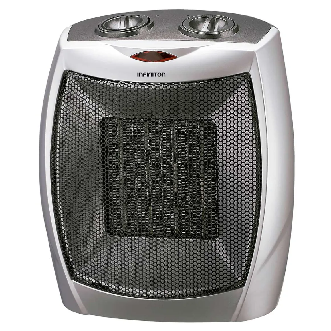 Calefactor ventilador Infiniton HPTC-902C 1500W termostato regulable gris