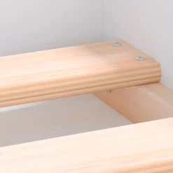Cama Capadocia 6 módulos de almacenaje blanco