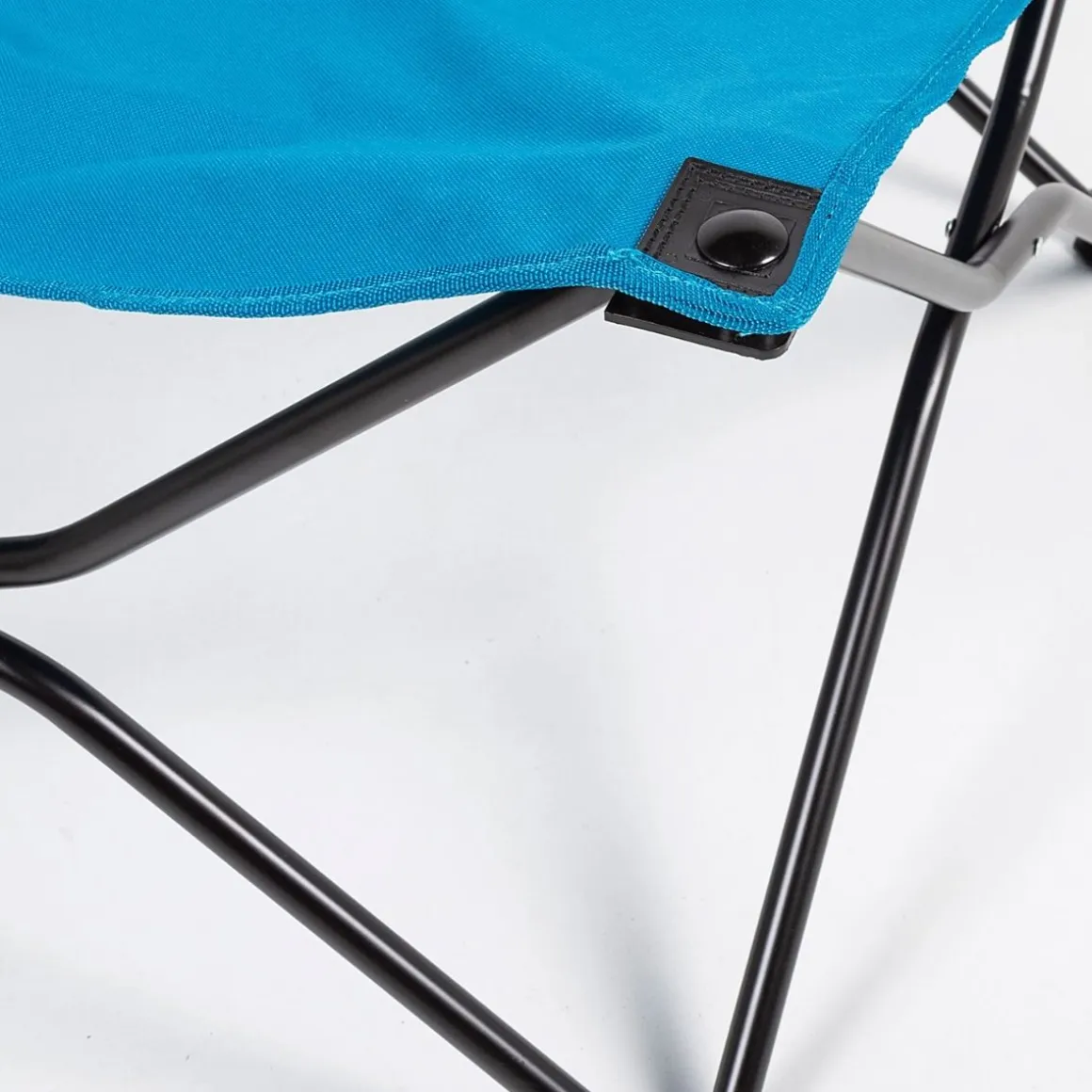 Cama de camping Aktive plegable + bolsa de transporte azul 38x62x178 cm
