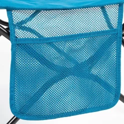 Cama de camping Aktive plegable + bolsa de transporte azul 38x62x178 cm