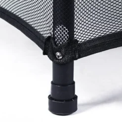 Cama elástica Bayi red de seguridad rojo Ø140 cm