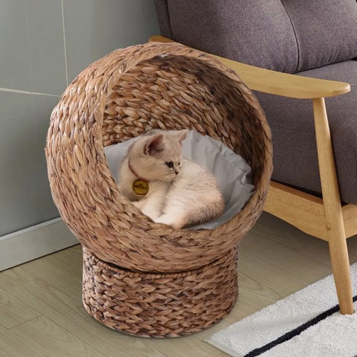 Cama para gatos desmontable con cojín extraible 5kg