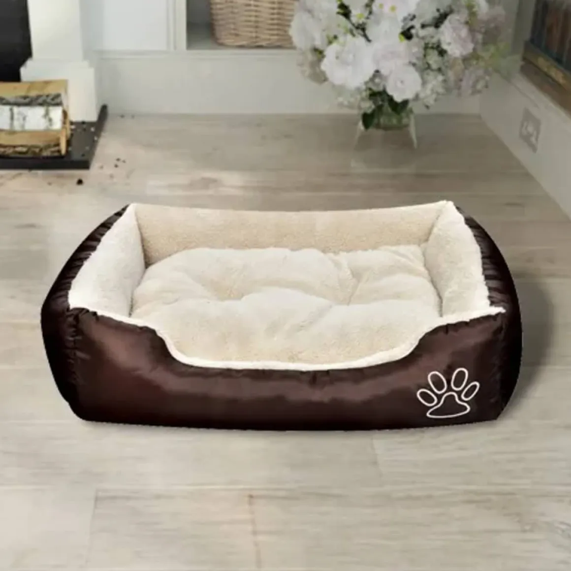Cama para mascotas Booley tapizado tela Oxford