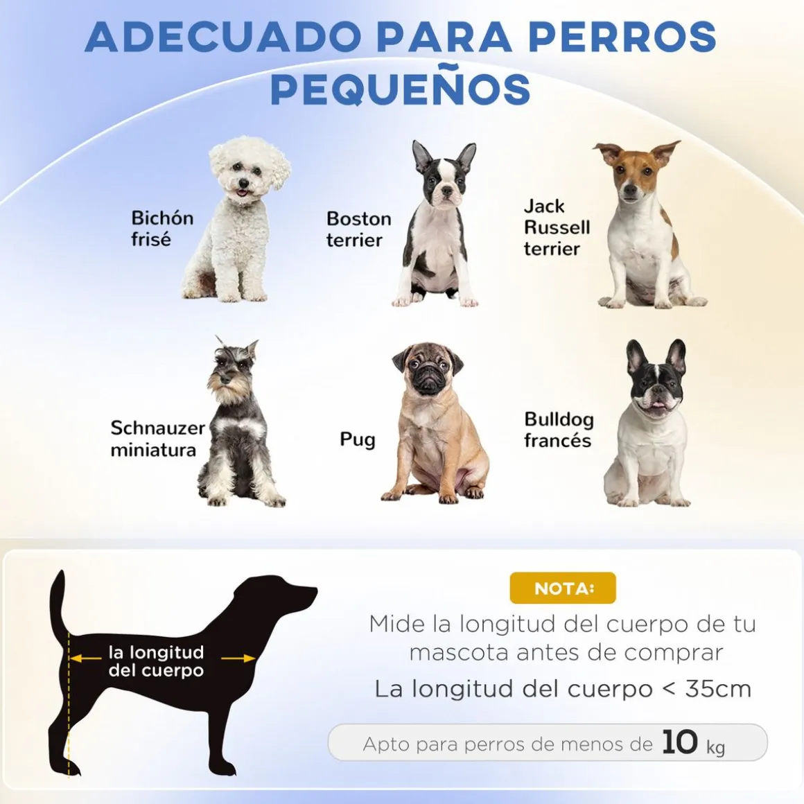 Cama para mascotas Chester Pawhut marrón 31x74x48,5 cm