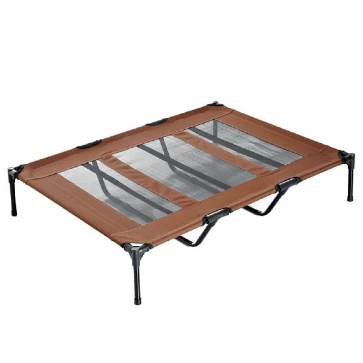 Cama para mascotas elevada PawHut marrón 23x122x92 cm