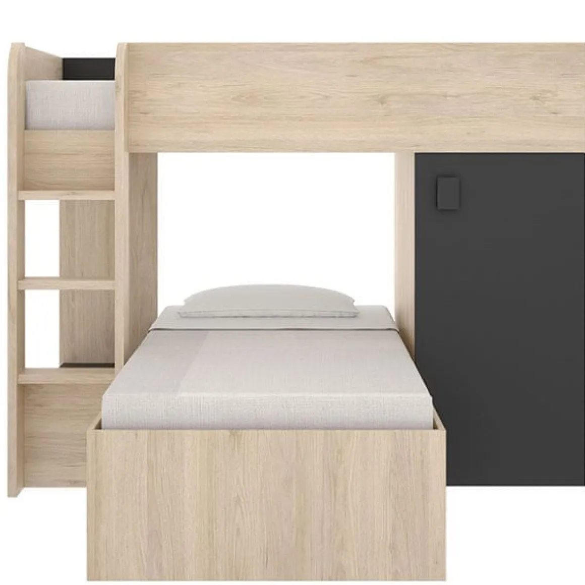 Cama tren Move con 2 camas y 2 opciones de montaje 150x255x112 cm