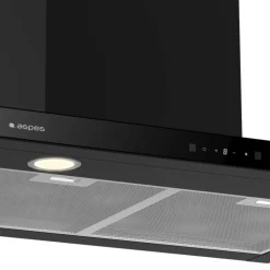 Campana extractora en T Aspes ACPT601AN 290W 634,1 m3/h A negro