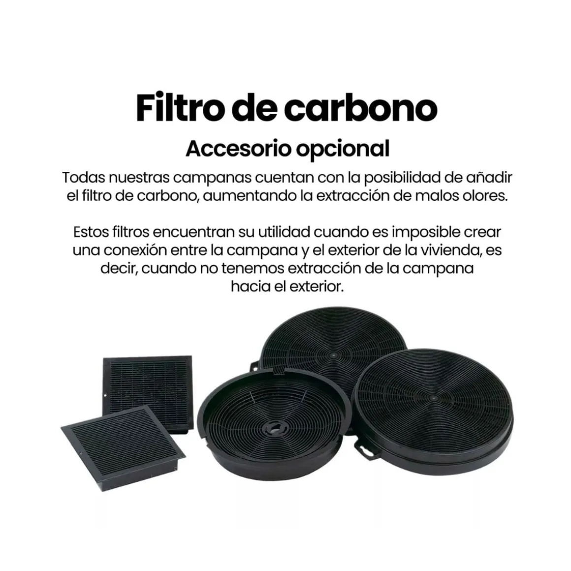 Campana extractora Infiniton CMPTRAL-81W 253W 800m³/h A blanco 80 cm