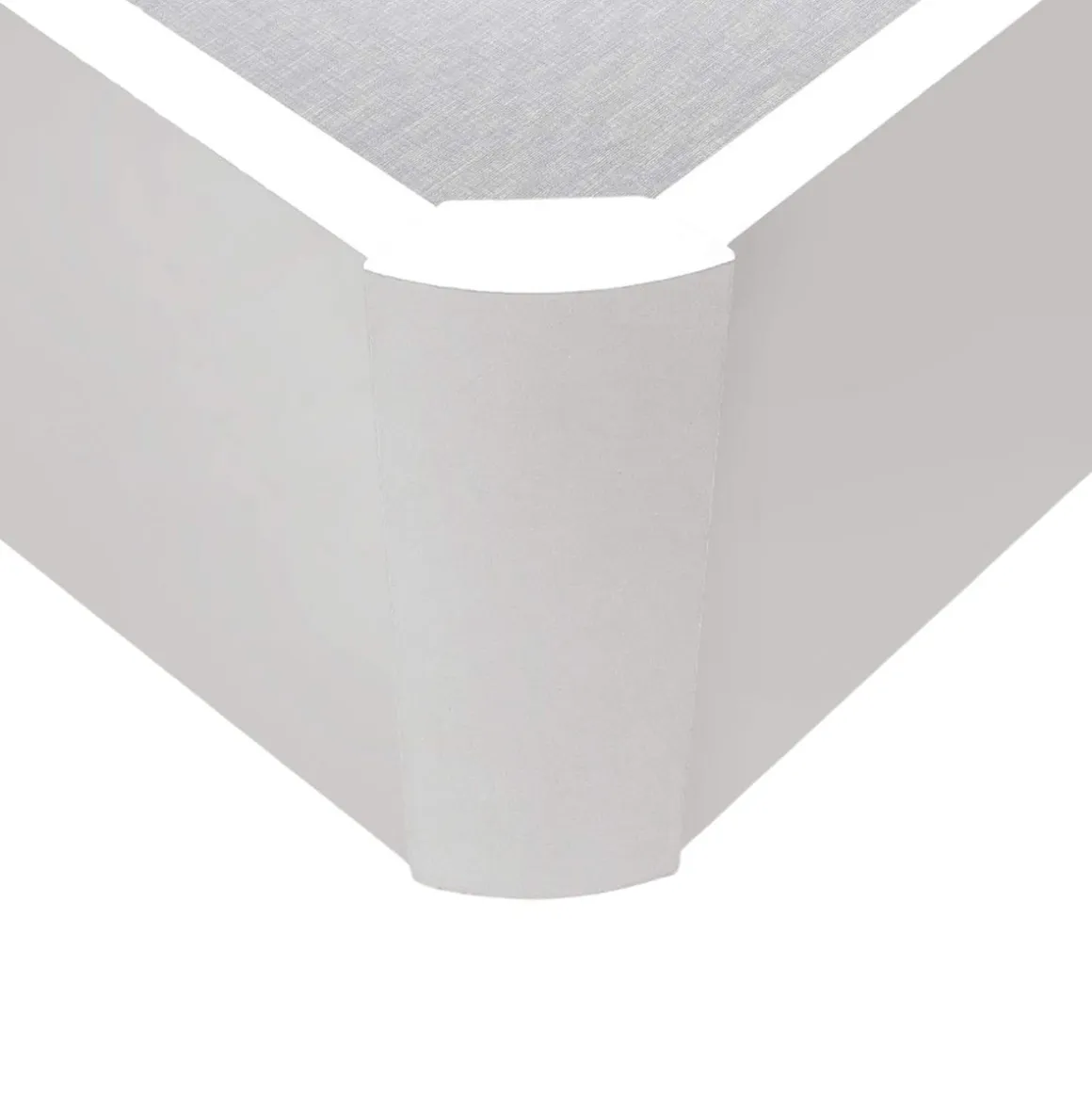 Canapé abatible Aneto elevación hidráulica 30 mm blanco 35x90x190 cm