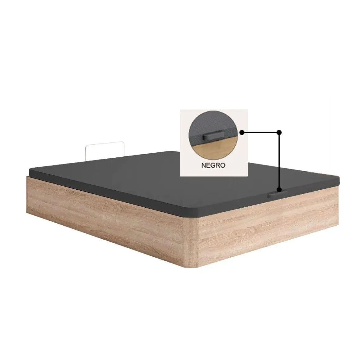 Canapé Atenas abatible tapizado 3D 22 mm