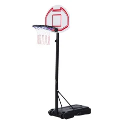 Canasta aro baloncesto ajustable 150-210 cm con soporte