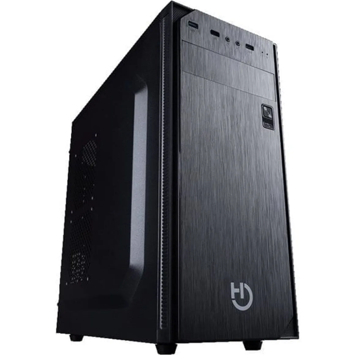 Carcasa de ordenador sobremesa Hiditec Klyp CHA010017 + fuente de alimentación 500W negro